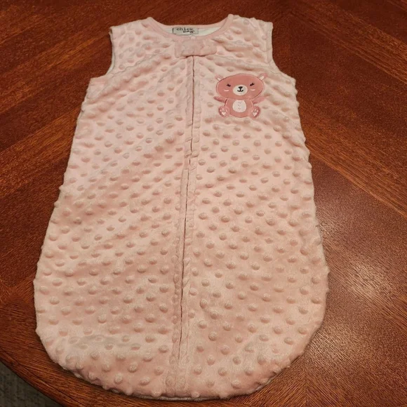Baby Chick Pea Pink Bear Sleep Sack 9-12 Months - Picture 1 of 4